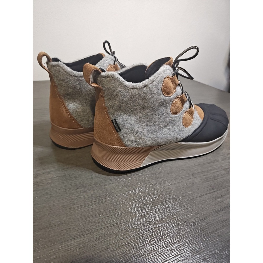 Rihero Women's Classic Waterproof Ankle Boots,camel brown & gray,Size 8.5 - Picture 6 of 10